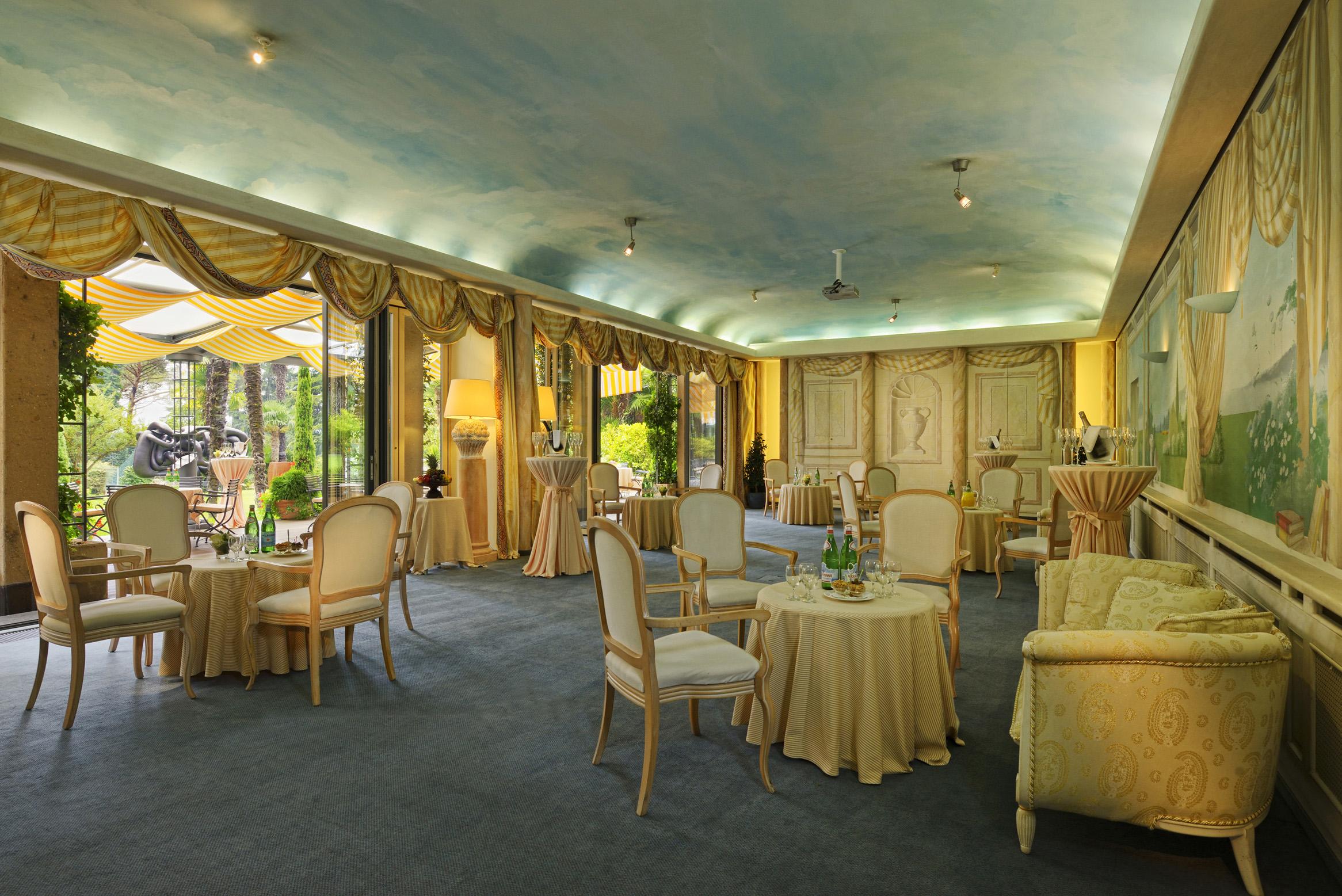 Grand Hotel Villa Castagnola Lugano Ngoại thất bức ảnh The restaurant
