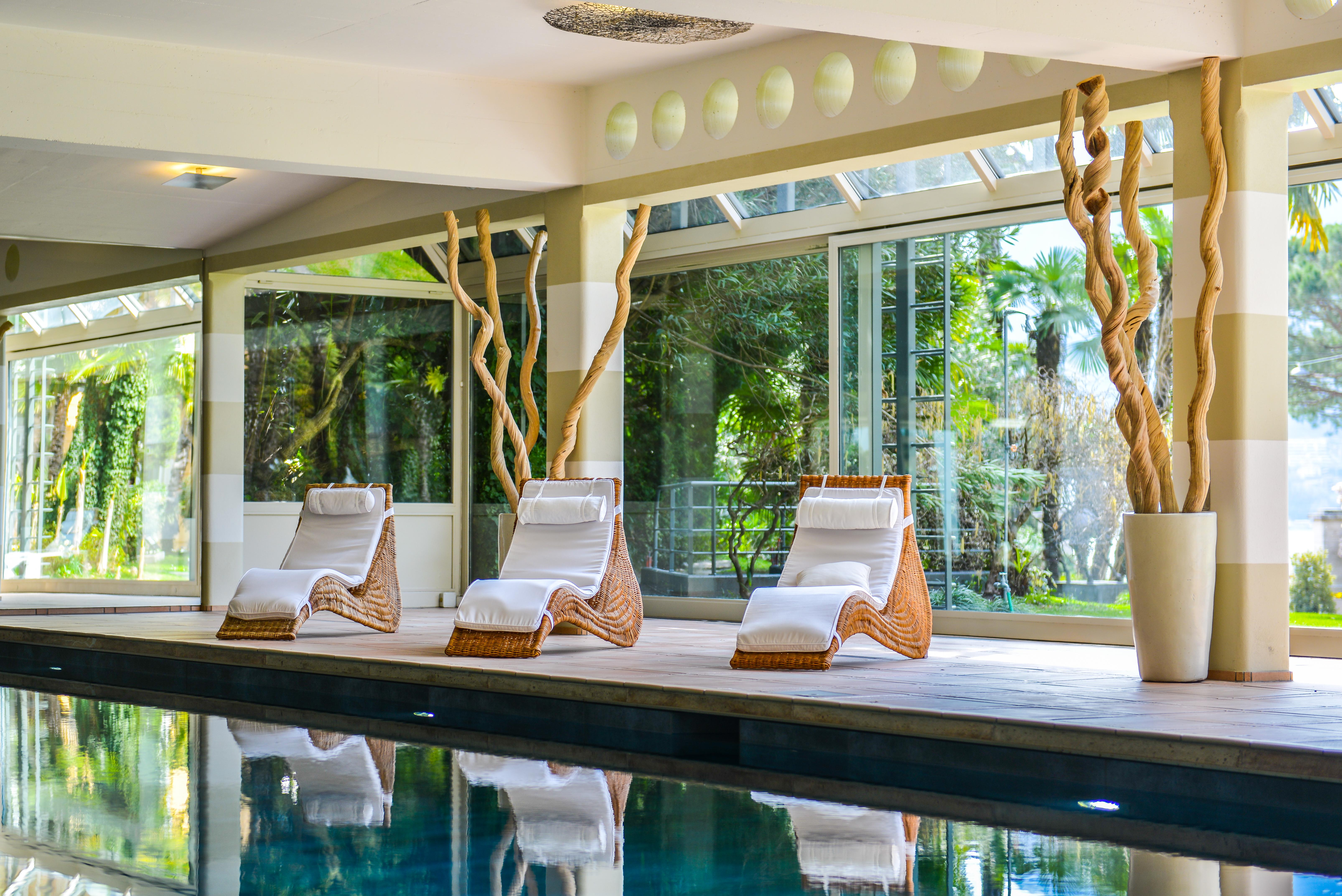 Grand Hotel Villa Castagnola Lugano Ngoại thất bức ảnh The spa at the Hotel